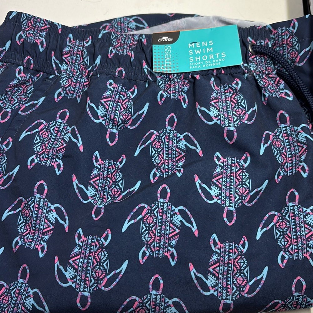 Men’s Turtle Swimming Trunks Size X Large